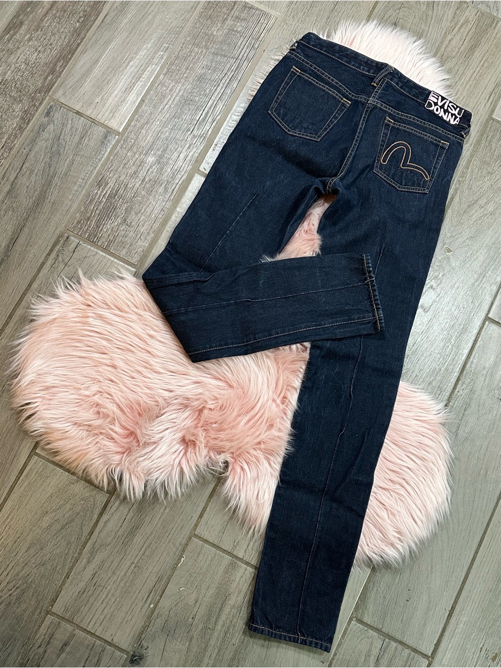 Evisu Women's Dark Indigo Skinny Jeans